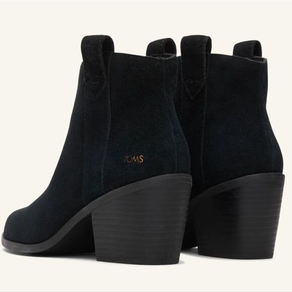 Toms Constance Heeled Boots- Black - Picture 2 of 10